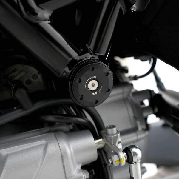 R&G Frame Plug for Kawasaki Ninja H2(R) '15-, Ninja H2 SX '18- (RHS, Lower) & Moto Guzzi V100 '23-, Stelvio '24- (LHS Only).
